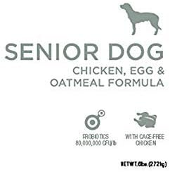 Diamond naturals senior dog chicken egg oatmeal dry dog food 6lbs kibble
