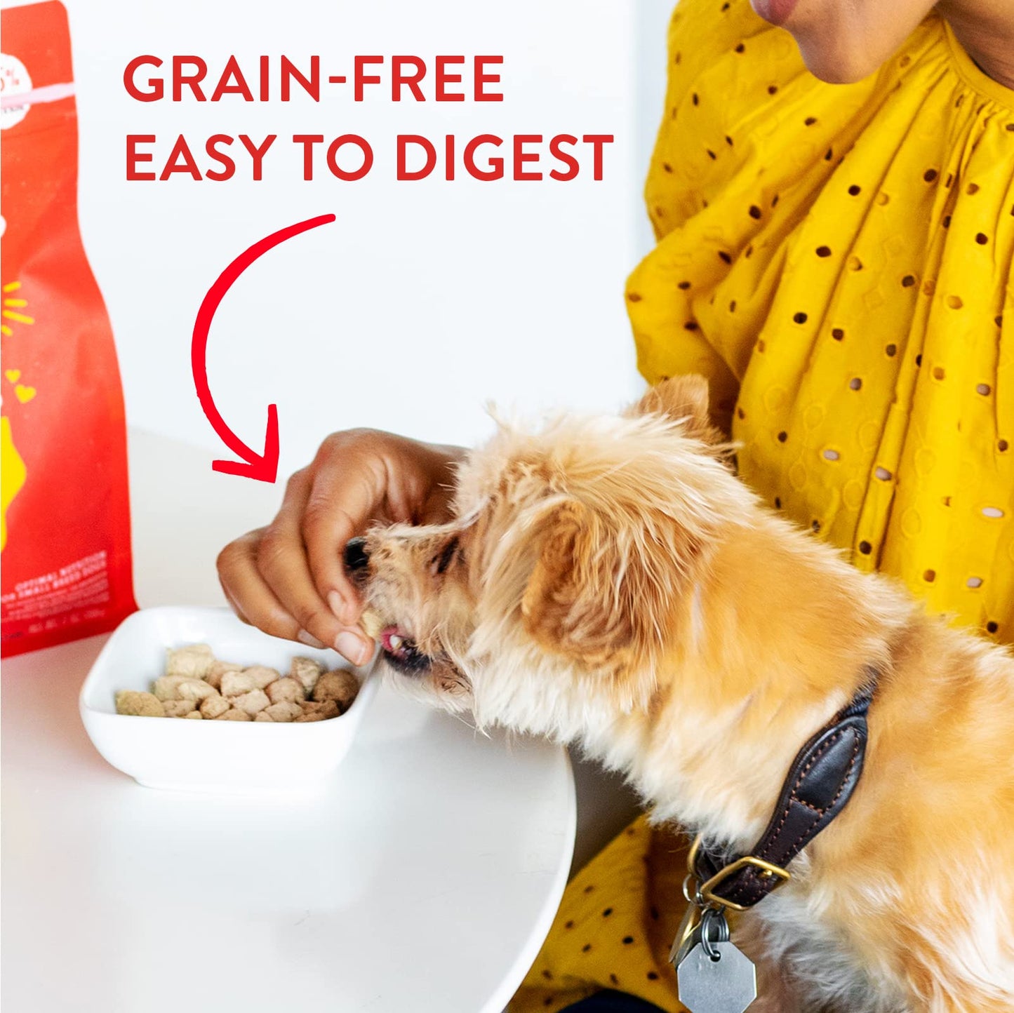 Stella & Chewy's Freeze-Dried Raw Lil' Bites Chicken Little Recipe Small Breed Dog Food, 7 oz. Bag