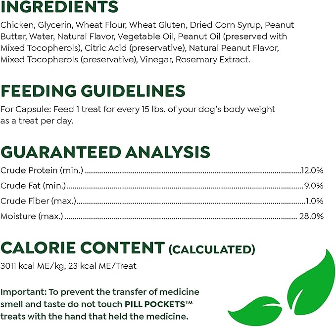 Greenies Pill Pockets Peanut Butter