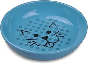 Van ness Ecoware cat water feeding bowl plant based bowl blue