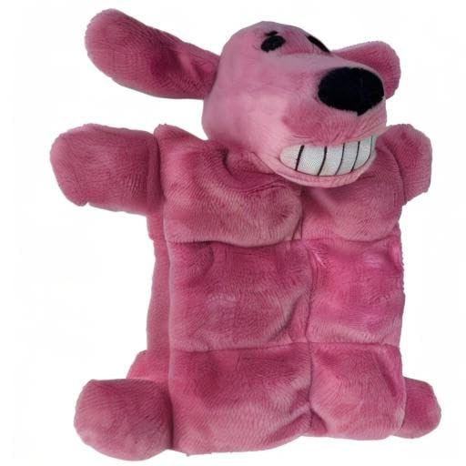 Multipet Loofa Squeaker Mat 6" Dog Toy