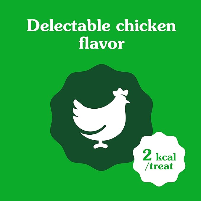 Feline greenies smartbites chicken flavor skin and fur health