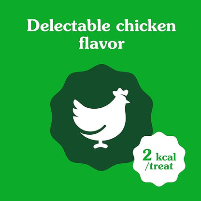 Feline greenies smartbites chicken flavor skin and fur health