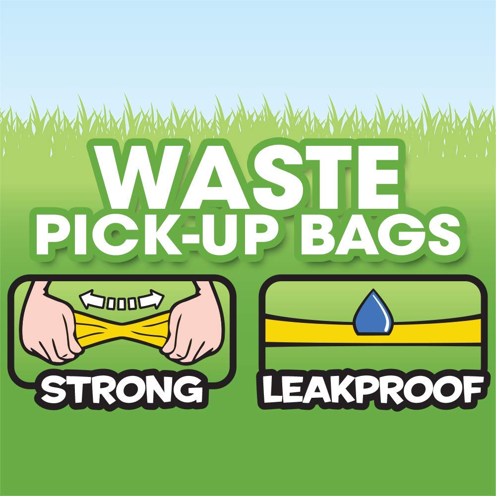 3203940046ONL Dog Waste Bags Refill, 140 bags, For Dog and Cat Waste Pickup, Black/Grey