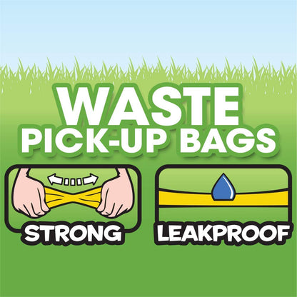 3203940046ONL Dog Waste Bags Refill, 140 bags, For Dog and Cat Waste Pickup, Black/Grey