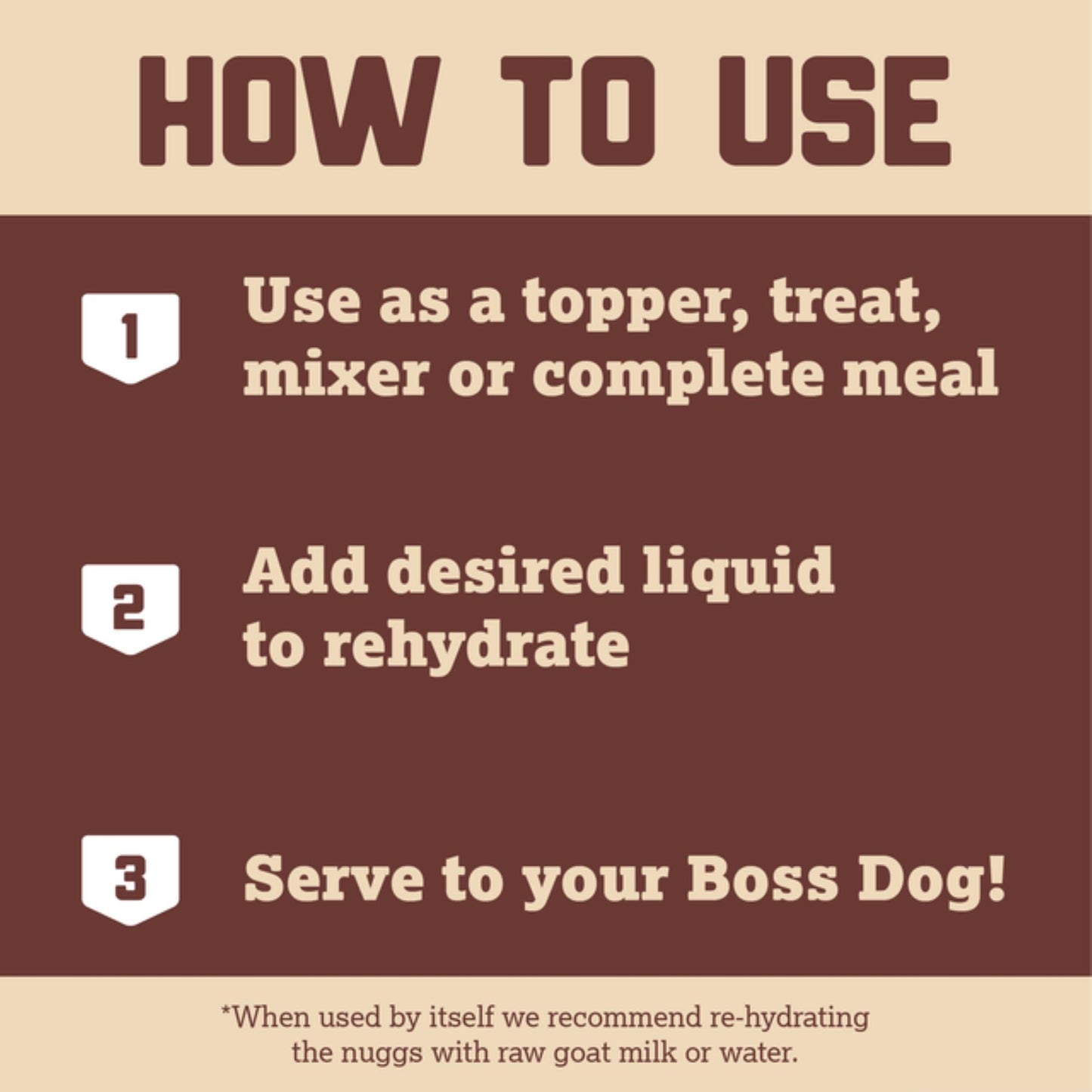 Boss Dog Complete & Balanced Freeze Dried Raw Diet for Dogs, Fish Recipe, 12 oz Bag