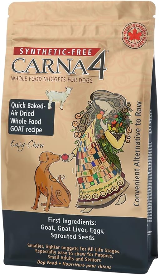 Carna4 quick baked air dried whole food-goat recipe 10lb