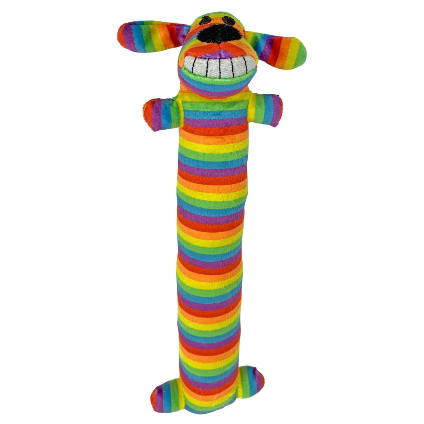 Multipet Loofa Dog Rainbow 12" Seasonal Pet Toy