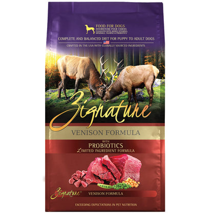 Zignature Venison Limited Ingredient Formula Dry Dog Food 4lb