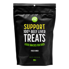 Get Joy Freeze Dried Superfood 100% Beef Liver Dog Treats, 4 Ounce Bag, Single Ingredient Organ Meat, High Protein, Vision, Skin & Coat Health, Muscle Repair, Grain Free, Gluten Free, Made in USA