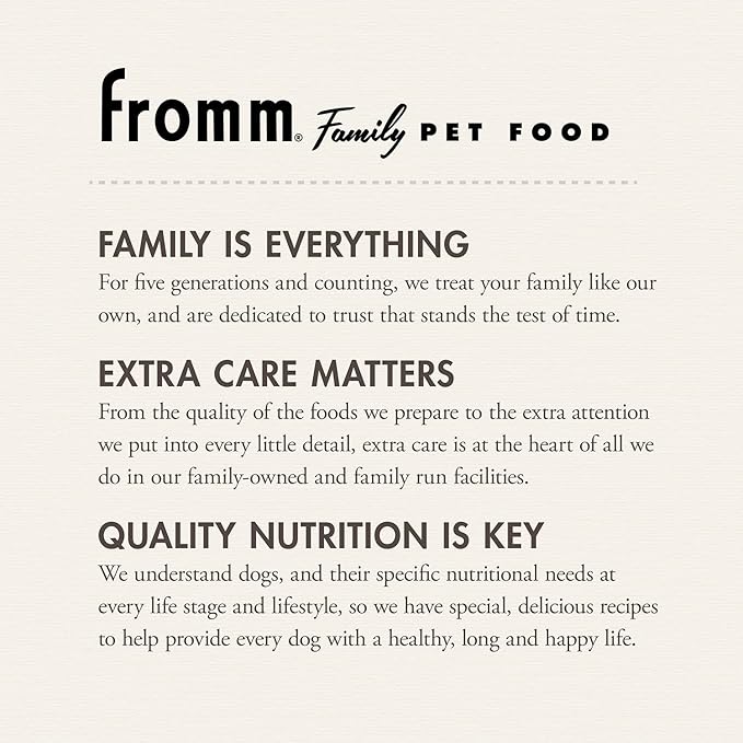 Fromm adult gold food for dogs 15 lbs