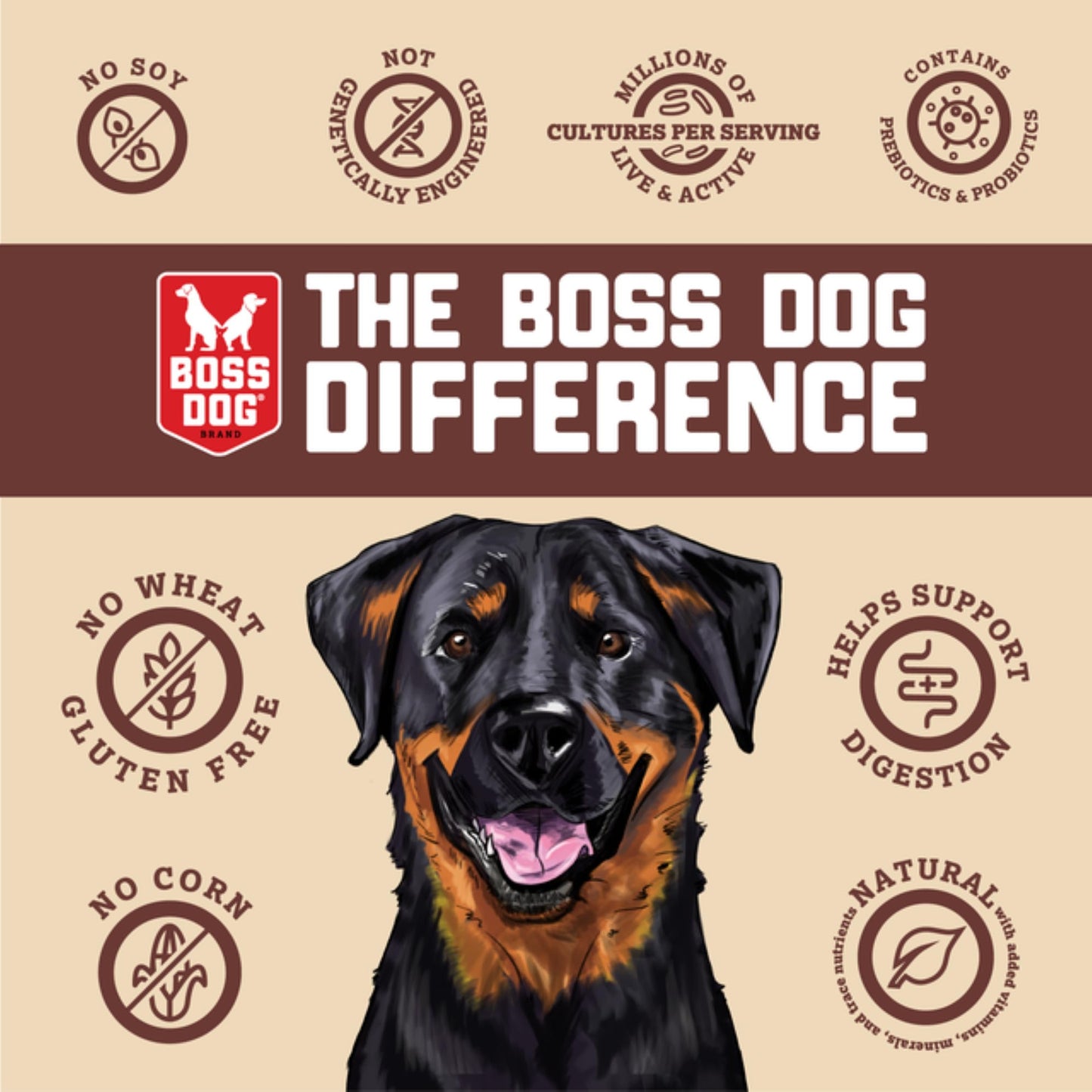 Boss Dog Complete & Balanced Freeze Dried Raw Diet for Dogs, Fish Recipe, 12 oz Bag
