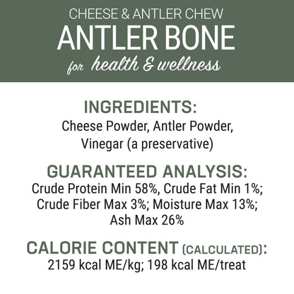 Antler and Himalayan Cheese Dog Chew | Long Lasting, Stain Free, Protein Rich, Low Odor | 100% Natural, Healthy & Safe | No Lactose, Gluten Or Grains | Antler Bone | for Dogs 45 Lbs & Smaller