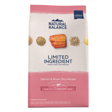 Natural Balance Limited Ingredient Adult Dry Dog Food with Healthy Grains, Salmon & Brown Rice Recipe, 4 Pound