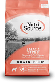 Nutrisource small bites seafood select dry dog kibble 4lbs