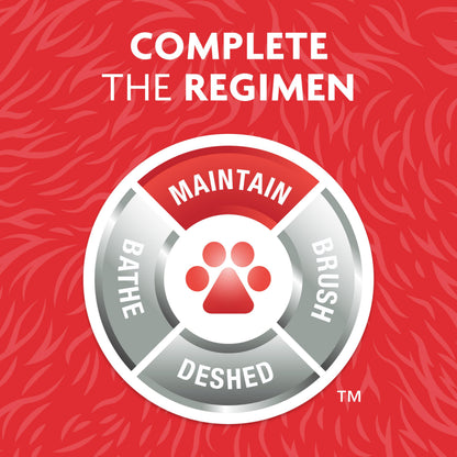 FURminator Tub-Free Deshedding Foam Comb, 3 Ounces, Grooming Comb for Dogs Helps Freshen Coat and Reduce Odors with No Rinsing