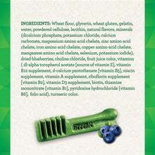 Greenies Bursting Blueberry Dog Dental Treat Regular Size 12 Count
