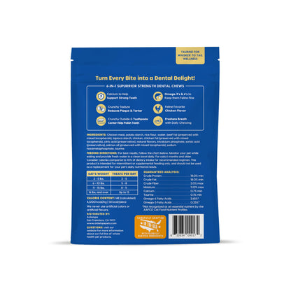 Ark Naturals, Kiss Me-Ow Strengthening Chicken Dental Chews, 6 oz