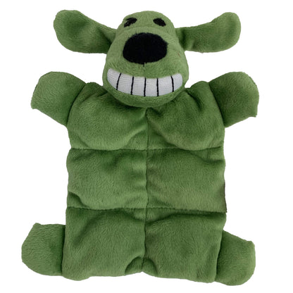 Multipet Loofa Squeaker Mat 6" Dog Toy