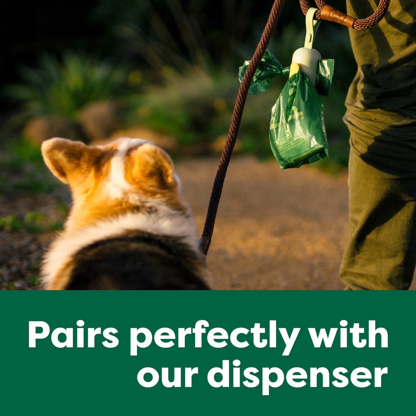 Earth Rated Poop Bags for Dogs Guaranteed Leak Proof and Extra Thick Waste Bag Refill Rolls, Unscented