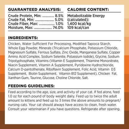 BIXBI Rawbble Chicken Pate Recipe Cans – Grain Free, Protein Rich Wet Cat Food – (2.75 Ounce Cans)
