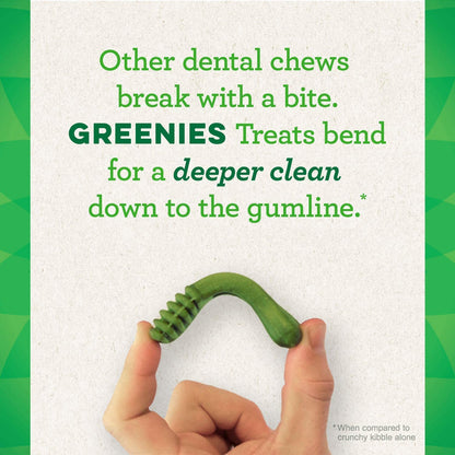 Greenies Bursting Blueberry Dog Dental Treat Regular Size 12 Count