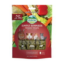 Oxbow Simple Rewards Veggie and Hay Blend Treats for Rabbits, Guinea Pigs, Chinchillas, and Small Pets 3 Ounce (Pack of 1)
