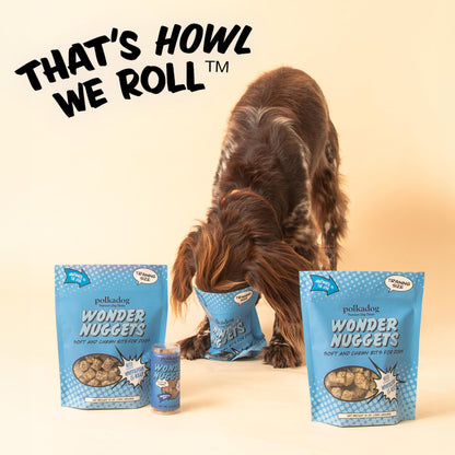 Polkadog Whitefish & Kelp Wonder Nuggets Dog Treats – All-Natural Pet Training Treats for Dogs – Healthy, Handmade Puppy Snacks – Bite-Sized, Soft, Chewy Treats for Pets – 10 oz