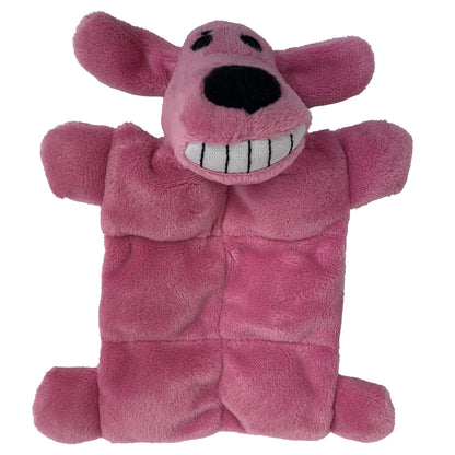 Multipet Loofa Squeaker Mat 6" Dog Toy