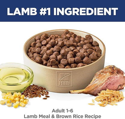 Hill's Science Diet Adult Lamb Meal & Brown Rice Recipe Dry Dog Food, 15.5-lb bag 8556