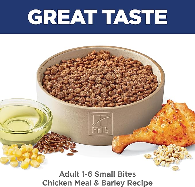 Hill's Science Diet Adult Small Bites Chicken & Barley Recipe Dry Dog Food, 15-lb bag 603798