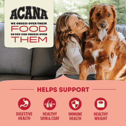 Acana red meat recipe dog food 32lbs