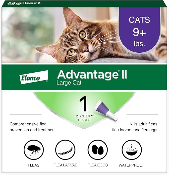 Advantage large cat ll flee prevention and treatment 1 monthly dose