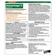 Advantage ll small cat topical flee prevention and treatment 2 monthly doses