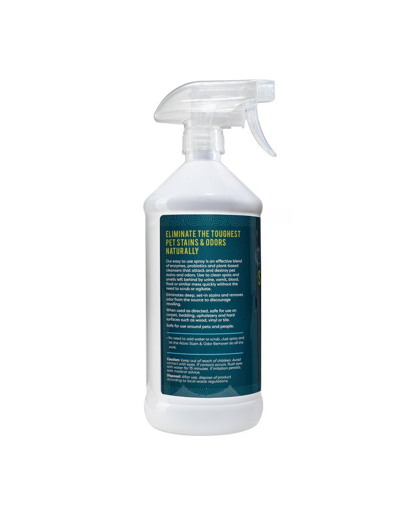 Alzoo stain and odor remover apple blossom scent 32 fl oz