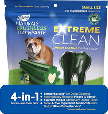 Ark naturals brushless toothpaste extreme clean 12oz small sized dog dental treats