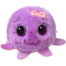 Beanie bouncers dog ball purple leggy