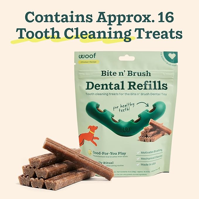 Bite n Brush Dental Refills woof chicken recipe