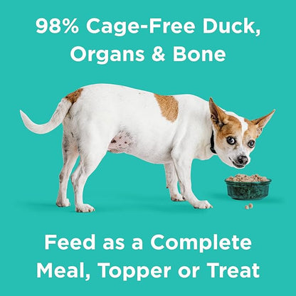 BIXBI Rawbble Duck Recipe Grain - Free Freeze - Dried Dog Food, 12 - oz bag