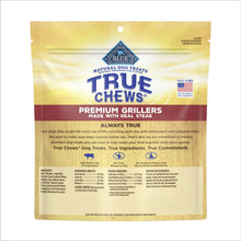 Blue buffalo dog treats true chews premium grillers with real steak 12 oz
