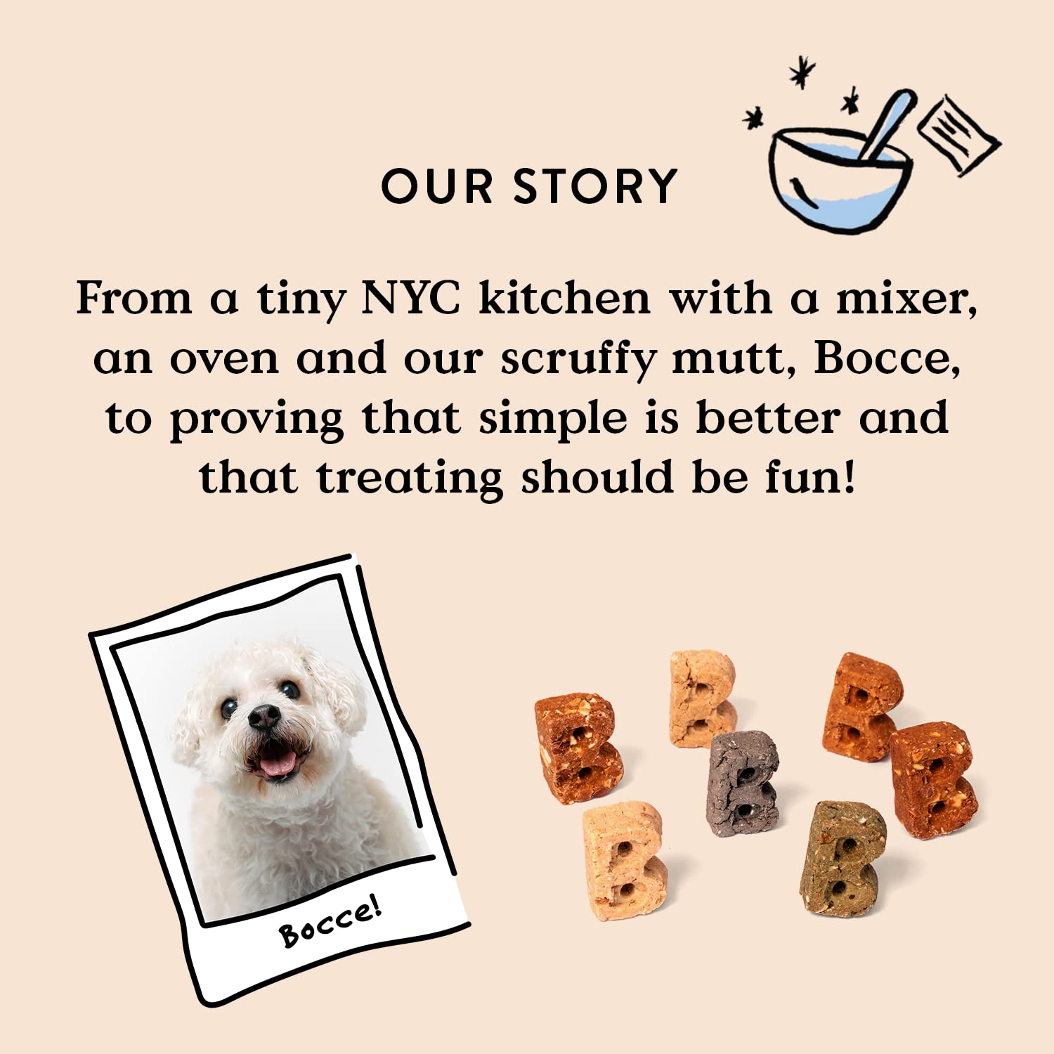 Bocce's Bakery Quack, Quack, Quack Training Treats for Dogs, Wheat - Free Dog Treats, Made with Real Ingredients, Baked in The USA, All - Natural & Low Calorie Training Bites, Duck & Blueberry, 6 oz