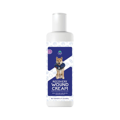 Calm paws remedies recovery wound cream for dogs 4oz bottle