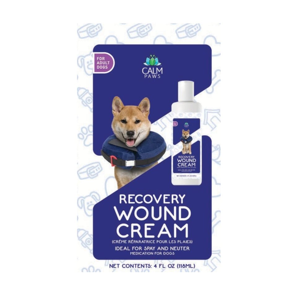 Calm paws remedies recovery wound cream for dogs 4oz bottle