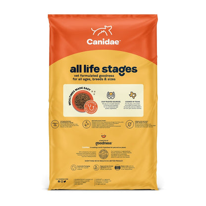 Canidae All Life Stages Premium Dry Dog Food for All Breeds, All Ages, Chicken Meal & Rice Recipe, 27 lbs. - 640461011308