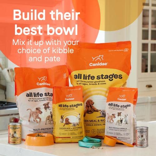 Canidae All Life Stages Premium Dry Dog Food for All Breeds, All Ages, Chicken Meal & Rice Recipe, 27 lbs. - 640461011308