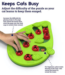 Cat stages buggin out puzzle play interactive food puzzle for curious cats