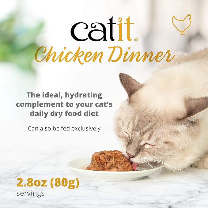 Catit chicken dinner with layer of tuna and kale 2.8 oz