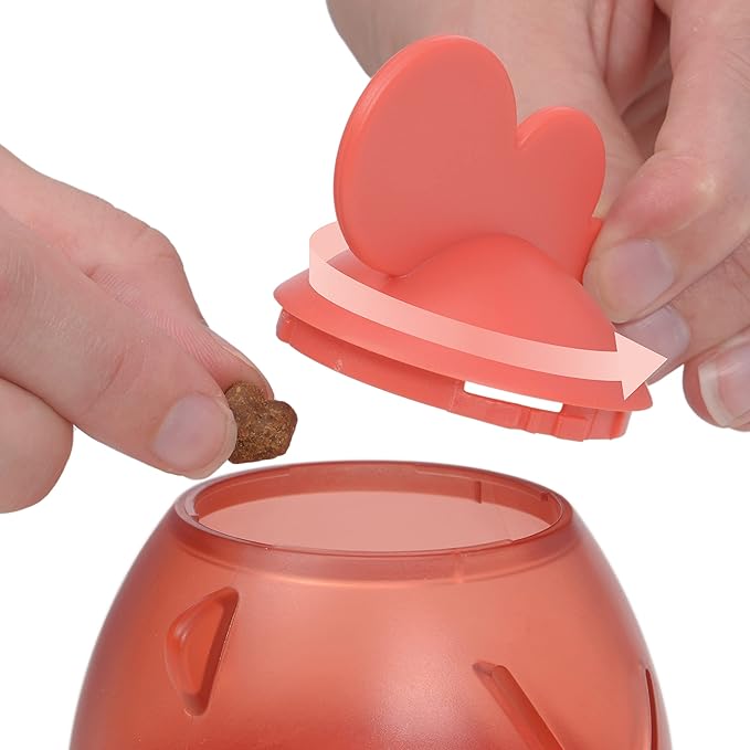 Catit pixi treat dispenser - red