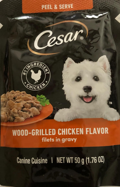 Cesar Canine Cuisine Single Pouch Variety 1.76Oz Each