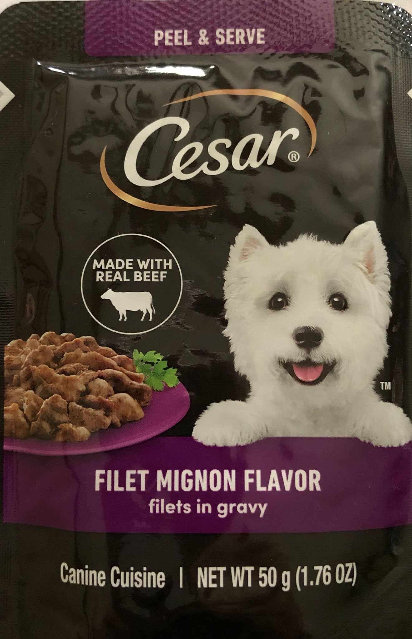 Cesar Canine Cuisine Single Pouch Variety 1.76Oz Each